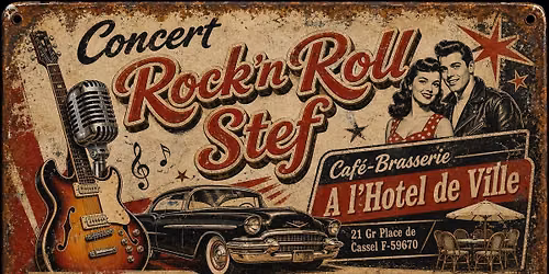 Concert Rock'n Roll Stef " A l'hotel de ville " Cassel Fr