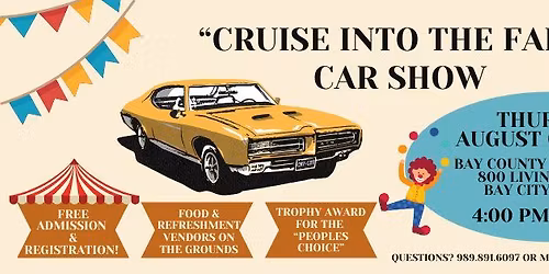 "Cruise Into The Fair" Car Show 