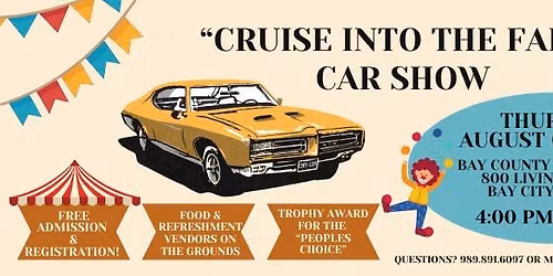 "Cruise Into The Fair" Car Show 