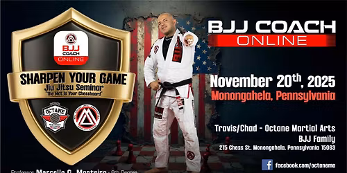 Marcello C. Monteiro Seminar - Sharpen your Game 11\/20\/2025 at Octane Martial Arts
