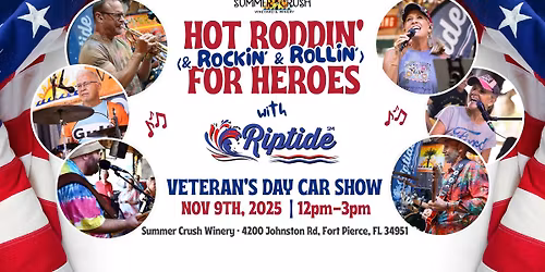 Hot Roddin' & Rock-n-Rollin' with Riptide Party Band