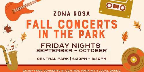 Cantaloupe City: Fall Concerts in the Park