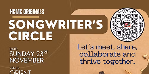 SONGWRITER'S CIRCLE @ THE ORIENT PUB, THAO DIEN (SEPT)