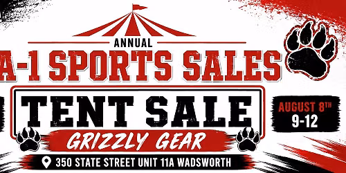 Grizzly Gear Tent Sale