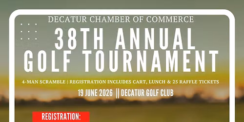 38th Annual Decatur Chamber of Commerce Golf Tournament