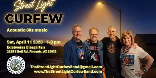 Street Light Curfew at Edelweiss Biergarten