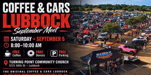 Coffee & Cars Lubbock | September 2026