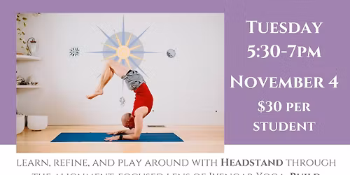 Headstands (Sirsasana) Workshop