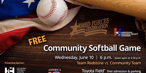 2026 Armed Forces Celebration: Community Softball Game