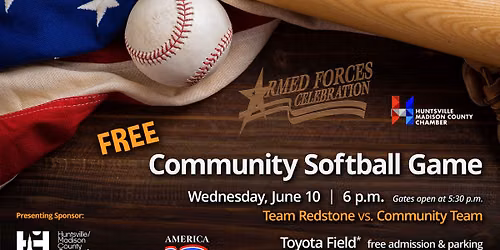 2026 Armed Forces Celebration: Community Softball Game