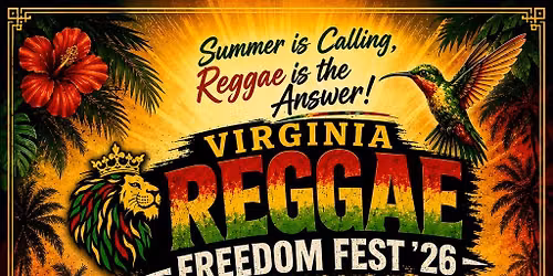 Virginia Reggae Freedom Fest 2026