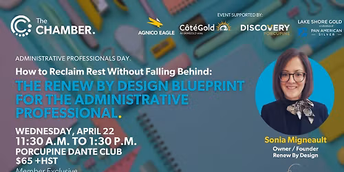 The Renew By Design Blueprint for the Administrative Professional