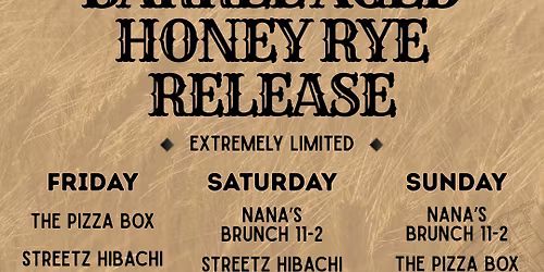 Barrel Aged Honey Rye Release X Monson Ranch Distillers