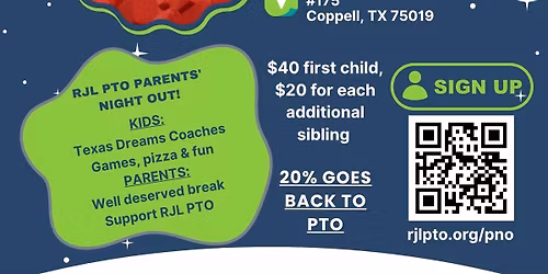 RJL PTO Spirit Night at Texas Dreams Gymnastics