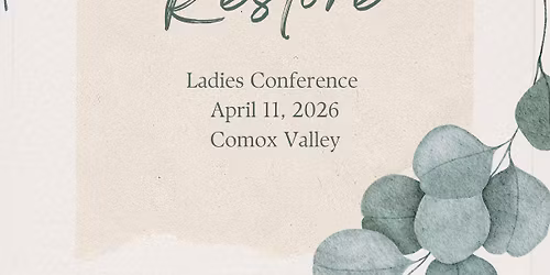 Restore Ladies Conference 