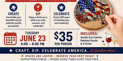 Sips & Suncatchers at DownTown PUBlic