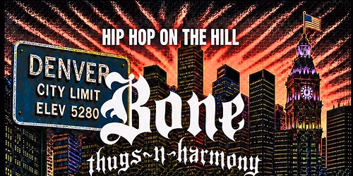 Hip-Hop On the Hill ft Bone Thugs-N-Harmony (ALL 5 MEMBERS LIVE) 