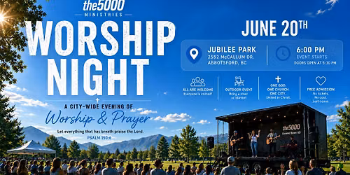 the5000 - Worship Night in Jubilee Park