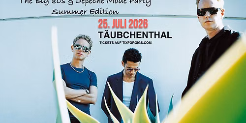 THE BIG 80S & DEPECHE MODE PARTY