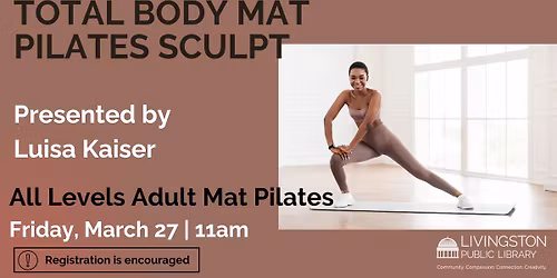 Total Body Mat Pilates Sculpt for Adults Primary tabs