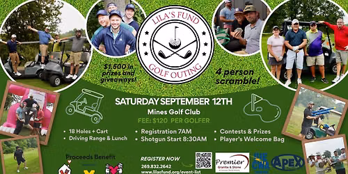 Lila's Fund 3rd Annual Golf Outing Grand Rapids