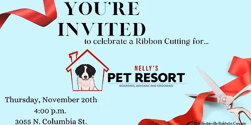 Nelly's Pet Resort Ribbon Cutting 