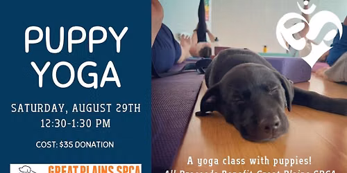 Puppy Yoga - A Benefit for Great Plains SPCA