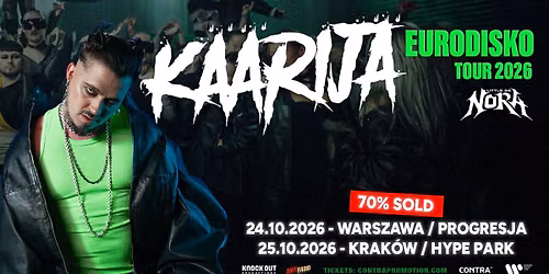 K\u00e4\u00e4rij\u00e4 + Little Sis Nora \/ 24 X 2026 \/ Warszawa