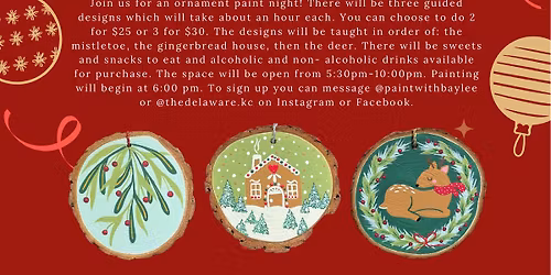 Ornament Paint Night