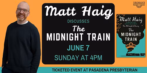 Matt Haig discusses The Midnight Train