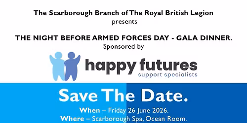 RBL Scarborough Eve of AFD Scarborough Gala Dinner