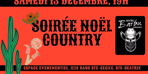 Soirée Danse country - samedi 13 décembre