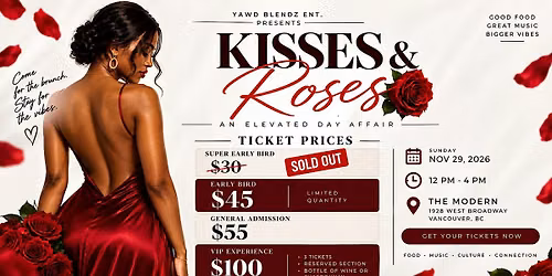 KISSES & ROSES \u2014 An Elevated Day Affair