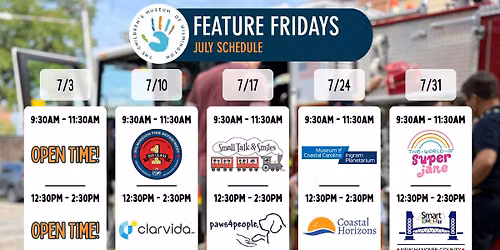 July's Feature Fridays