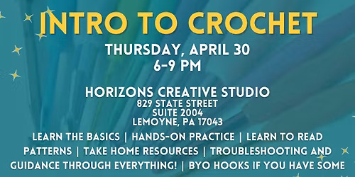 Intro to Crochet Workshop (April 30)