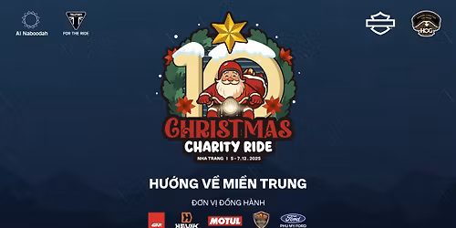 Christmas Charity Ride 2025 | 5 - 7\/12: H\u00e0nh tr\u00ecnh lan t\u1ecfa y\u00eau th\u01b0\u01a1ng m\u00f9a Gi\u00e1ng Sinh