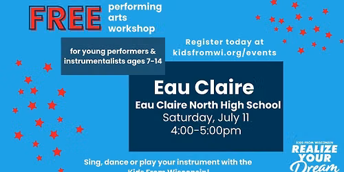 Eau Claire-FREE-Performing Arts Workshop