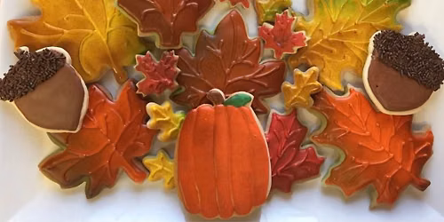 Fall Cookie Decorating Class Nov. 12 & 14 (designs may vary)