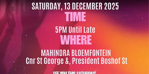 Mahindra Fusion Fest Bloemfontein