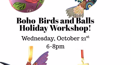 Boho Birds and Balls