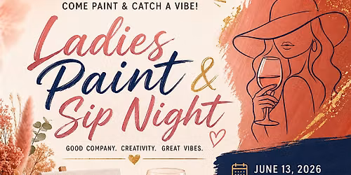 Pretty & Painted: Ladies Paint & Sip Night