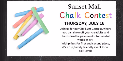 Sunset Mall - Chalk Contest