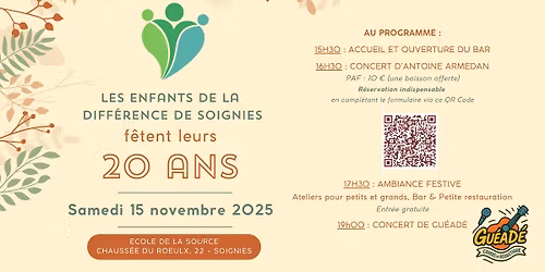 20 ans des Enfants de la Différence 🥳