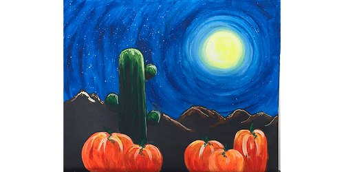 Harvest Desert Moon - Paint and Sip in Phoenix | Classpop!\u2122