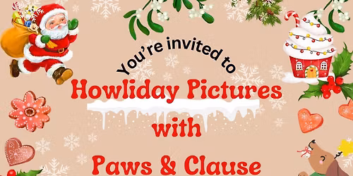 Howliday Pictures with Paws & Clause 