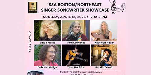 ISSA\/Boston Northeast Singer\/Songwriter Showcase Ft. Linda Marks and Friends Upstairs at McCarthy's