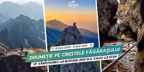 Drume\u021bie pe crestele F\u0103g\u0103ra\u0219ului \u27a4 Vf. V\u00e2n\u0103toarea lui Buteanu 2507 m & Valea lui Stan