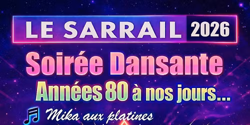 Soir\u00e9e dansante ann\u00e9es 80 avec Mika aux platines!