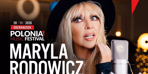 Maryla Rodowicz - Oberhausen 28.11.2026, Polonia Music Festival