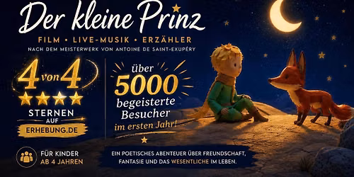 DER KLEINE PRINZ - Live-Konzert, Erz\u00e4hler & Film | Mainz I